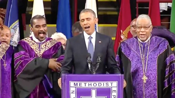 Obama Singing